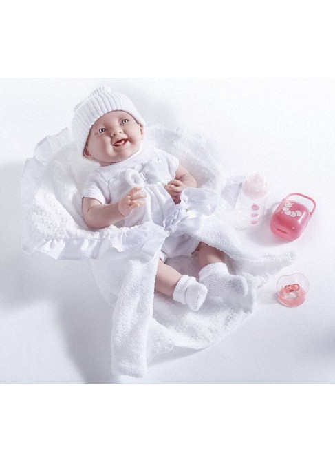 Muñecas Berenguer Boutique la Newborn Newborn Con Conjunto Blanco y Accesorios