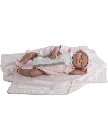 Reborn Baby Reborn Onesie yeux fermés en boîte