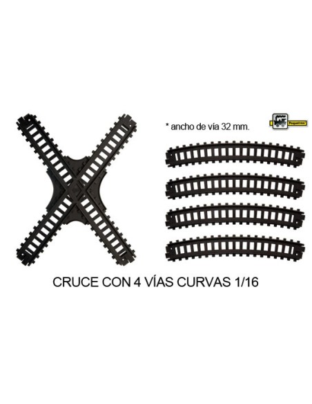 L'INTERSECTION DE LA LIGNE + 4 COURBES 1/16
