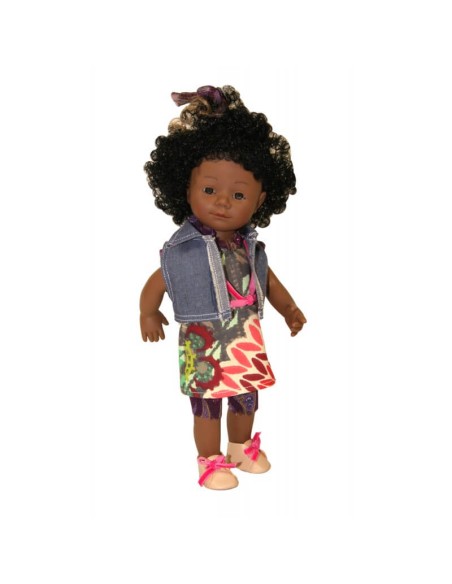 Muñecas Dnenes Marieta 34 cm Marieta Mulata Molde Pícara Conjunto Jamaica 34 cm