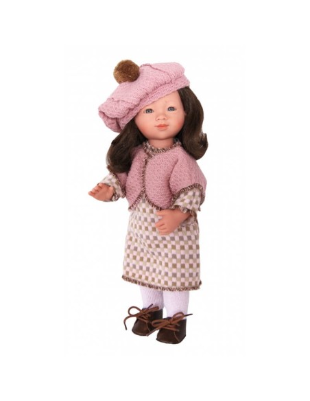 Muñecas Dnenes Marieta 34 cm Marieta piel caucásica molde amerindio Conjunto primavera  34 cm