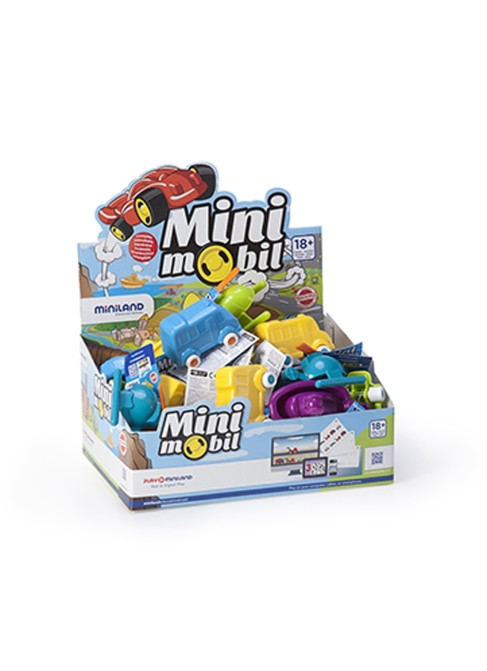 Juguetes Juego Educativo Juguete Simbolico Vehiculos Miniland Minimobil 9 Cm 36 Uds