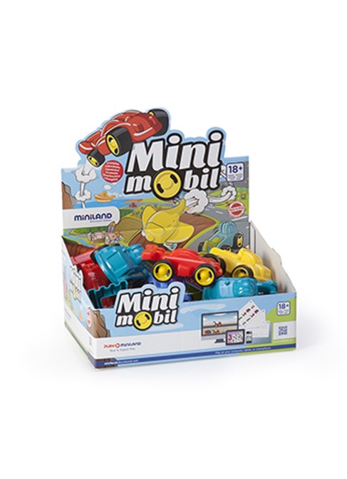 Juguetes Juego Educativo Juguete Simbolico Vehiculos Miniland Minimobil Go 12 Cm 15 Uds