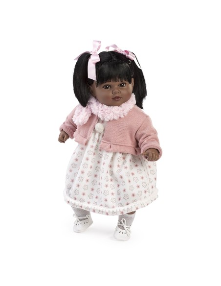 Audace carla loquace con sciarpa rosa in borsa