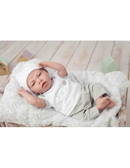 Elegance 40 Cm Dafne Grey Avec Poids Et Coussin