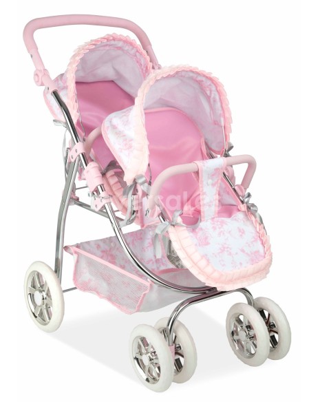 Classic Valentina Twin Car With Bag 45x70x73 cm