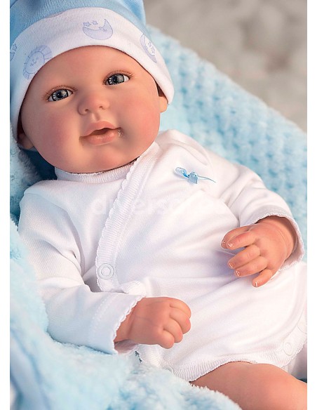 Reborn Baby Arias Mies Blue avec couverture