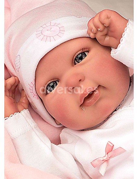 Reborn Arias 45 Cm Rocio Con Coperta