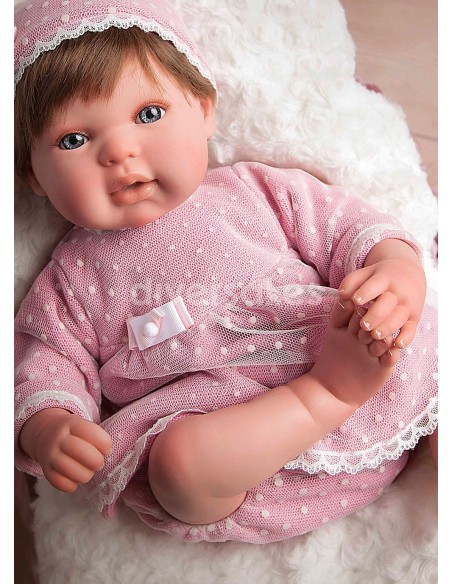 Reborn Arias 45 Cm Carolina Avec Coussin