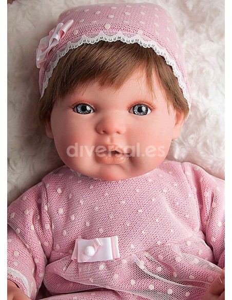Reborn Arias 45 Cm Carolina Avec Coussin
