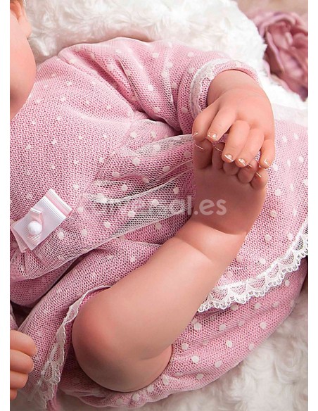 Reborn Arias 45 Cm Carolina Con Cojin