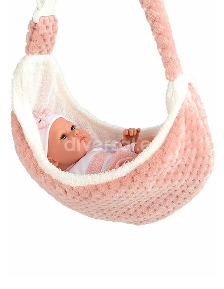Elegance 33 Cm Erea Pink Con Marsupio E Meccanismo Try Me Cry In Scatola