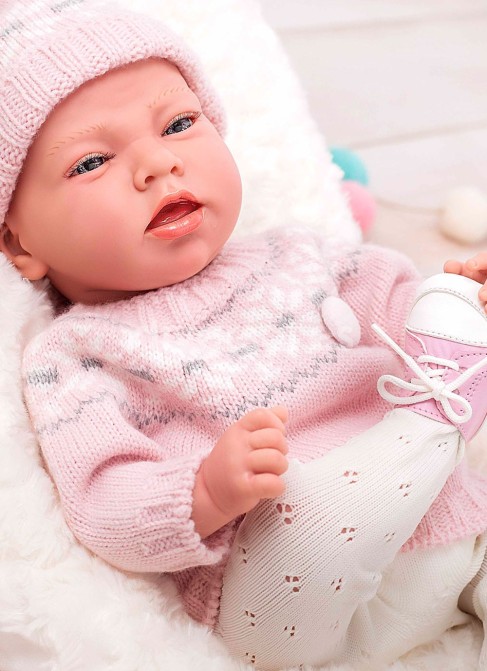 Elegance Dafne Rose 40 Cm Avec Poids Et Coussin