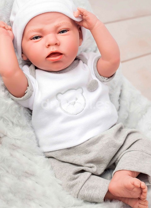 Elegance 40 Cm Dafne Grey Avec Poids Et Coussin