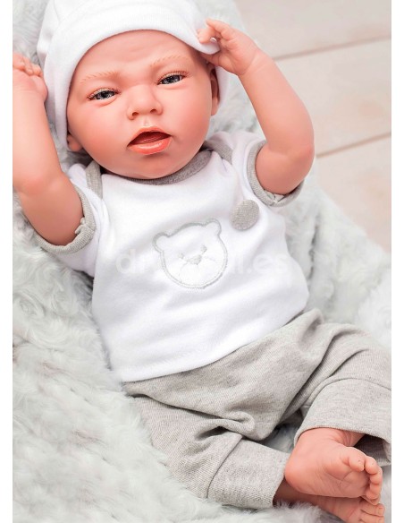Elegance 40 Cm Dafne Grey Avec Poids Et Coussin