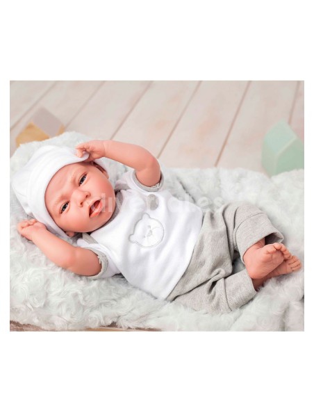 Elegance 40 Cm Dafne Grey Avec Poids Et Coussin