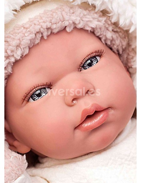 Reborn Arias 40 Cm Anna Con Manta Y Peluche