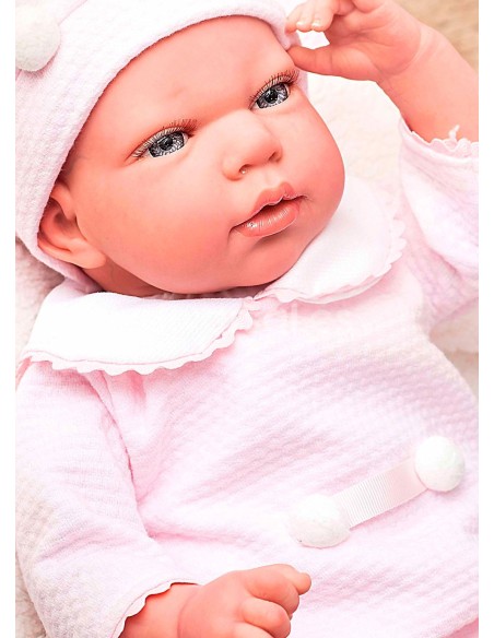 Reborn Arias 40 Cm Raquel Avec Couverture Et Teddy