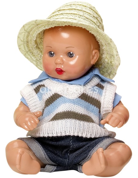 Mini-Juanin Bebe Set Jeans e Maglia a Righe
