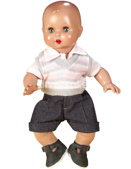 JUANIN BEBE SET PINK VEST AND SHORTS