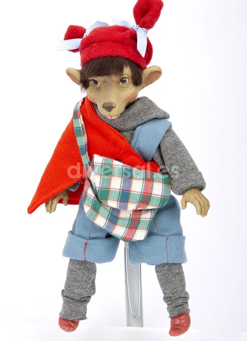Muñecas Elfos de Pep Catalá Elfos Pequeños Elfo Ratón Colorao 28 cm