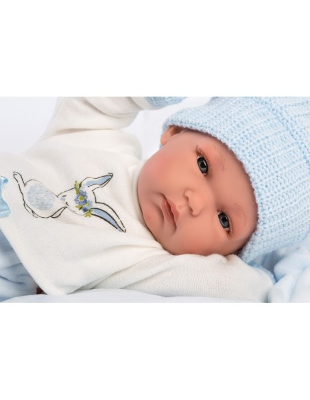 Llorens Bebés Llorens Recién Nacidos Bimbo 35 Cm Con Cojin Celeste 35 Cm 63555