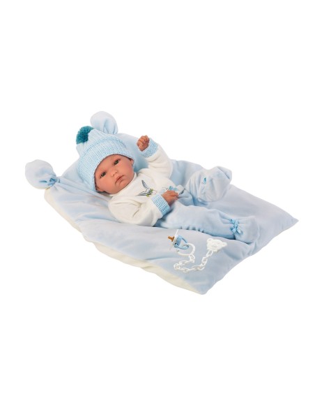 Llorens Bebés Llorens Recién Nacidos Bimbo 35 Cm Con Cojin Celeste 35 Cm 63555