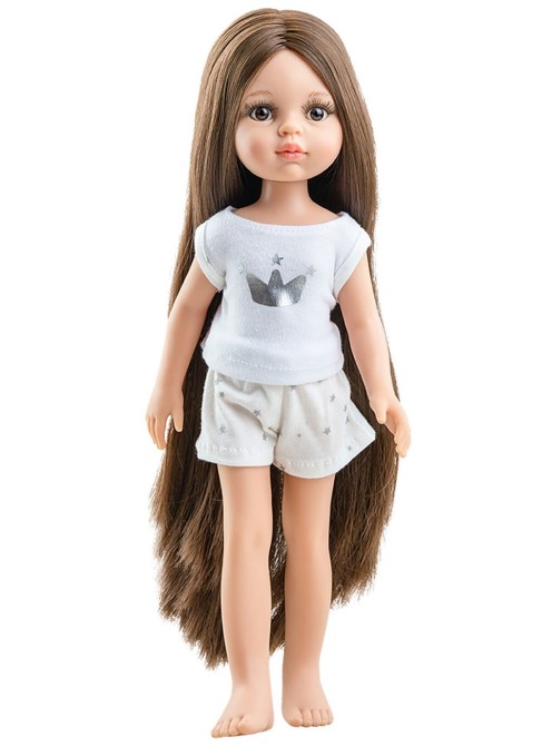 Carol Extra Long Hair In Pajamas 32 cm Paola Reina Las Amigas Dolls 32 cm