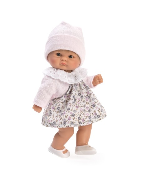 Bomboncin Gray Flowers Pink Jacket 20 cm