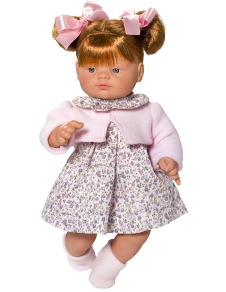 Veste Guille Grey Flowers Rose 36 cm