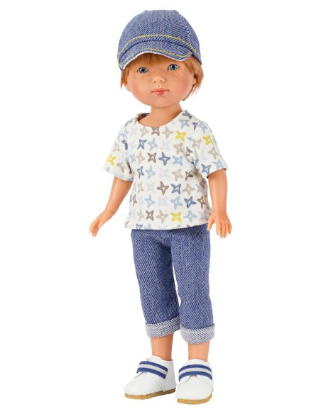 Eliot With Cap And Jeans Pants 28 cm
