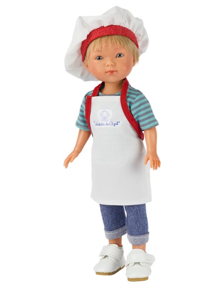Nylo Cook Avec Tablier Et Chapeau 28 cm