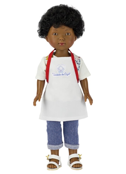 Omar Cook With Apron And Hat 28 cm