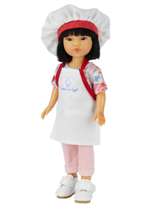 Umi Cocinera Con Delantal Y Gorro 28 cm  - Tienda de muñecas,  juguetes y disfraces