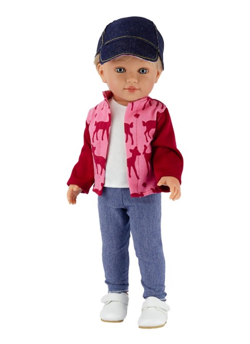 David With Jeans and Pink Jacket 45 cm