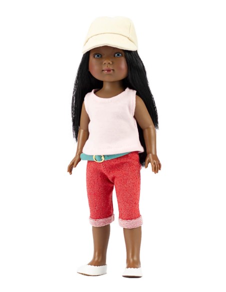 Brandy With Red Jeans and T-shirt 28 cm