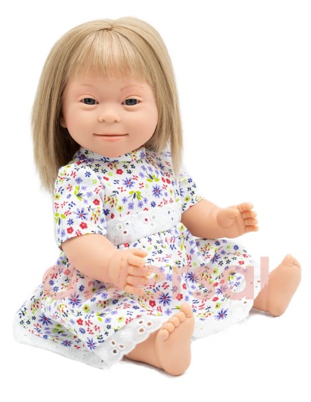 European Blonde Girl Down Syndrome 40 cm