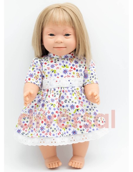 European Blonde Girl Down Syndrome 40 cm