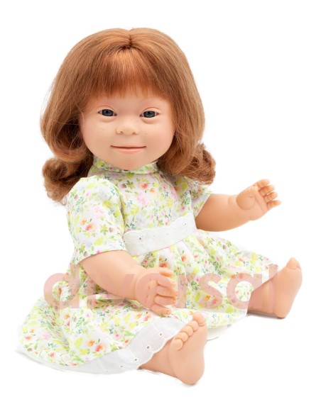 European Redhead Girl Down Syndrome 40 cm