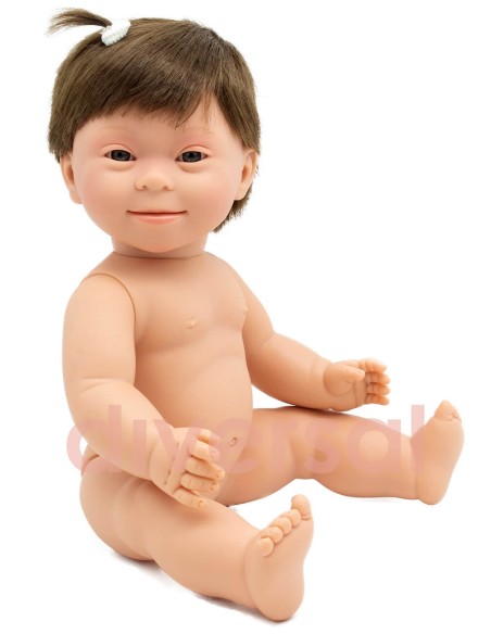 European Brunette Girl Down Syndrome Without Clothes 40cm