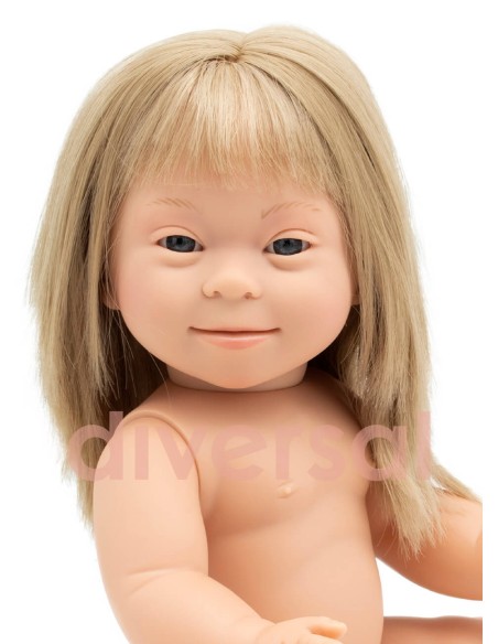 European Blond Girl Down Syndrome Without Clothes 40cm