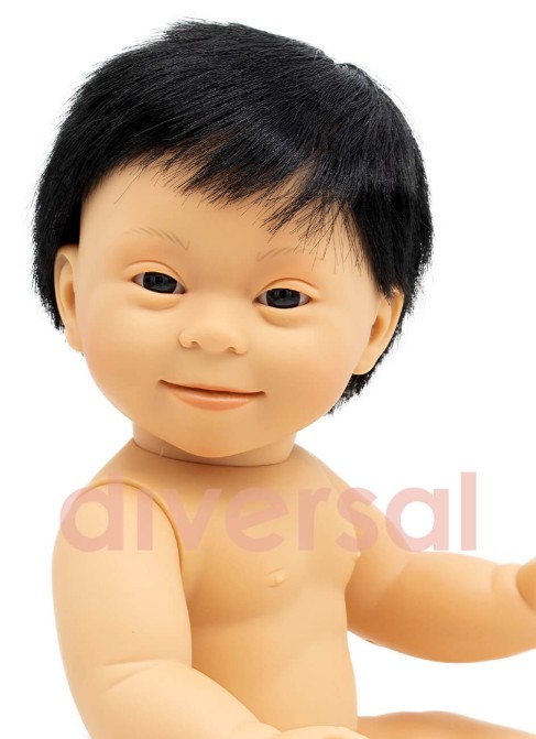 Asian Child Down Syndrome Without Clothes 40cm