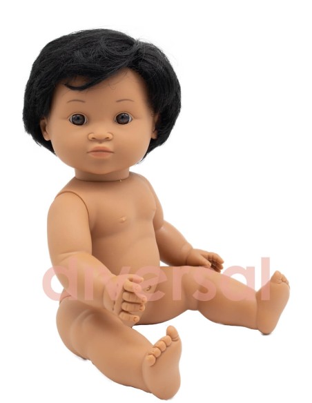 Niño Latinoamericano Sin Ropa 40cm