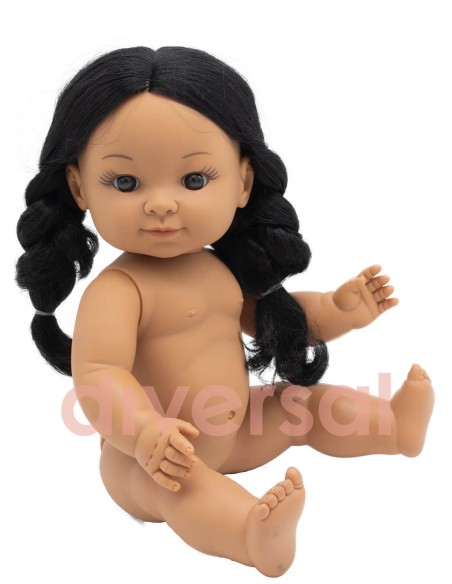 Fille amérindienne sans vêtements 40cm