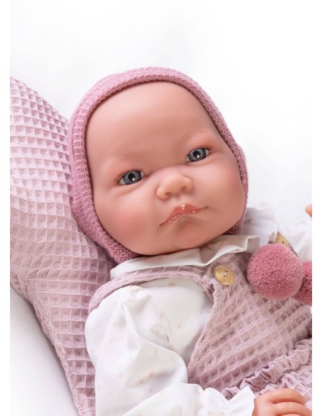 Neonato Nica Parejita Con Cuscino Stella 42 cm