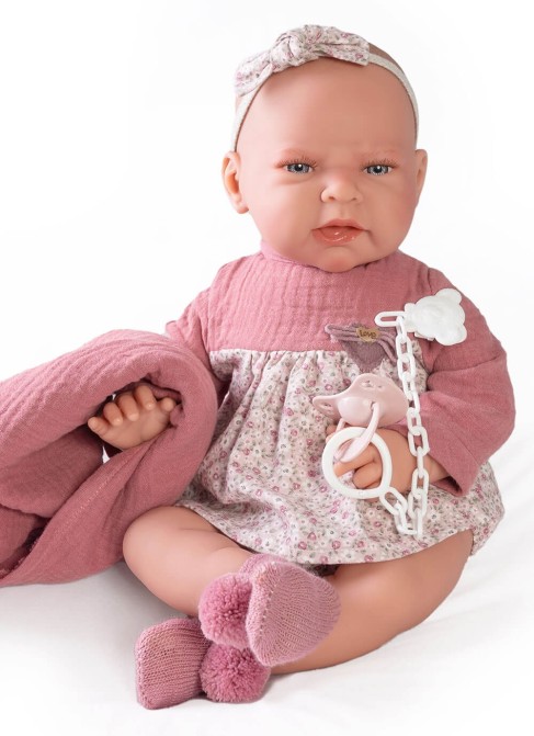 Muñeca Antonio Juan Recién Nacido Antonio Juan Recién Nacida Lea Con Mantita Muselina 42 cm 33232