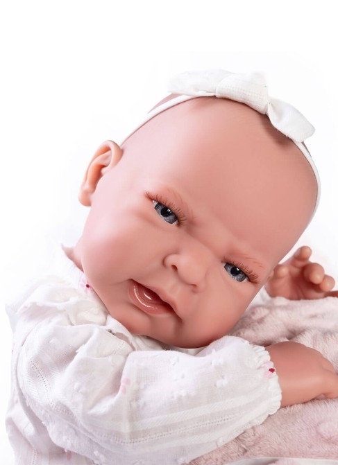 Muñeca Antonio Juan Recién Nacido Antonio Juan Recién Nacida Lea Con Calcetín Calado Y Cojín 42 cm 50157