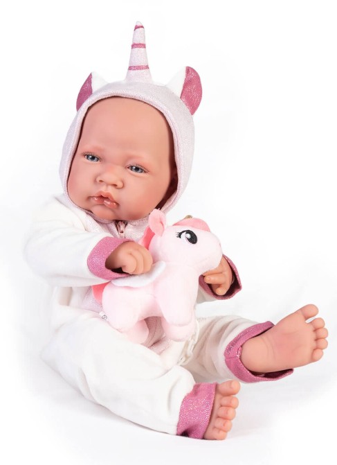 Newborn With Unicorn Costume 42 cm