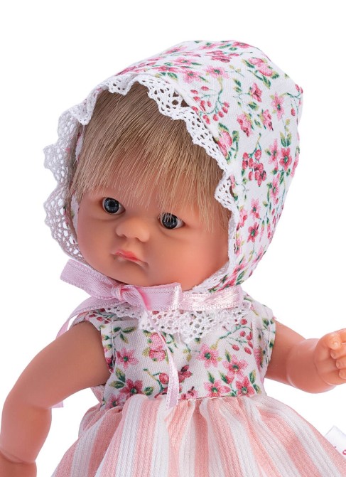 Muñeca Asi Bomboncín 20 Cm Bomboncin Rayas Rosas Pechera Flores 20 cm 0116400