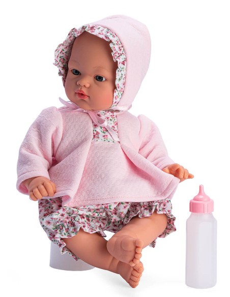 Muñeca Asi Koke 36 Cm Koke Conjunto Camisola Y Pololo Punto Rosa 36 cm 0406430